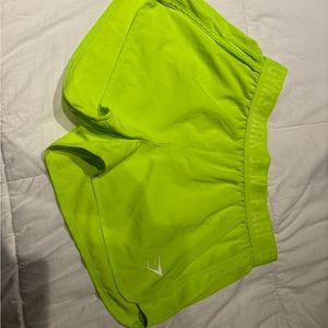 Gymshark loose training shorts women, rare: neon yellow/green, EUC women’s